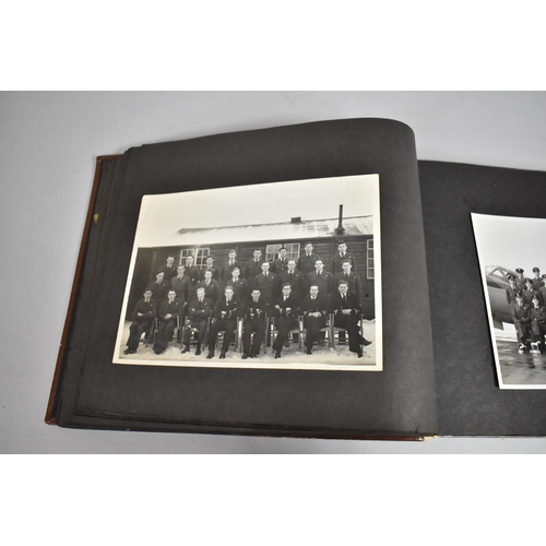 70 - A Vintage Album Containing 85 Monochromatic Photographs to include Royal Canada Air Force, Jersey Ro... 