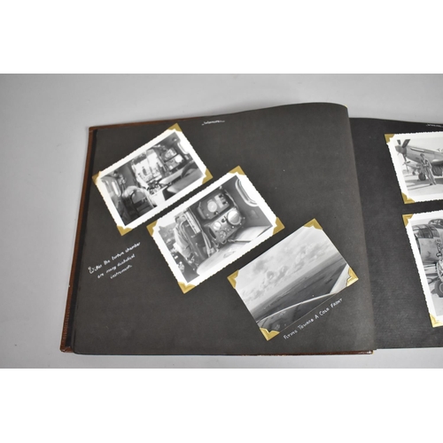 70 - A Vintage Album Containing 85 Monochromatic Photographs to include Royal Canada Air Force, Jersey Ro... 