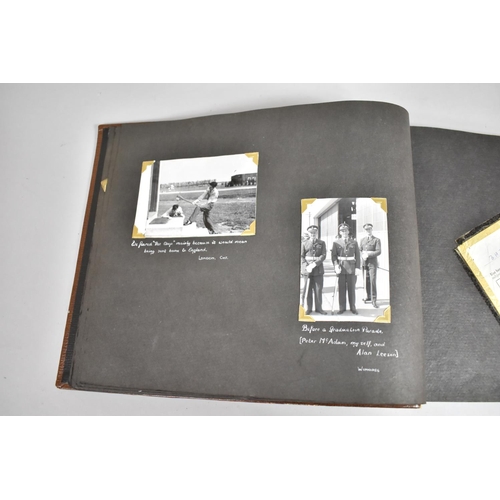 70 - A Vintage Album Containing 85 Monochromatic Photographs to include Royal Canada Air Force, Jersey Ro... 