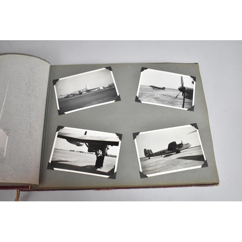 80 - A Vintage Album Containing 80 Monochromatic Photographs including Military Campaigns, Travel, Ships,... 