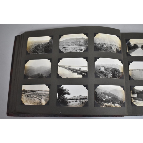 81 - An Album Containing Over 200 Vintage Photographs of Military Campaigns, India, Military Vehicle Cras... 