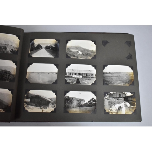 81 - An Album Containing Over 200 Vintage Photographs of Military Campaigns, India, Military Vehicle Cras... 