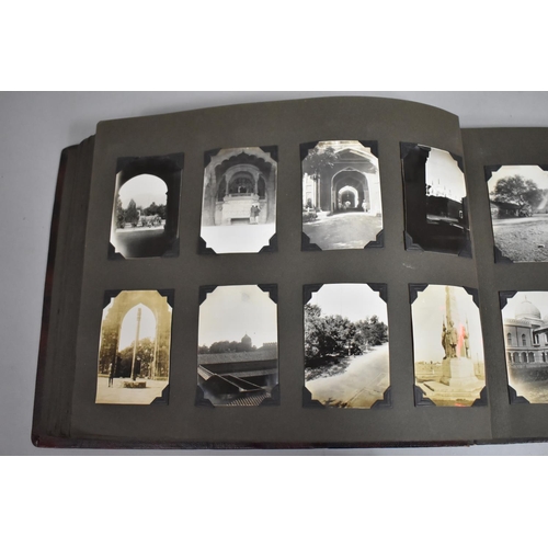 81 - An Album Containing Over 200 Vintage Photographs of Military Campaigns, India, Military Vehicle Cras... 