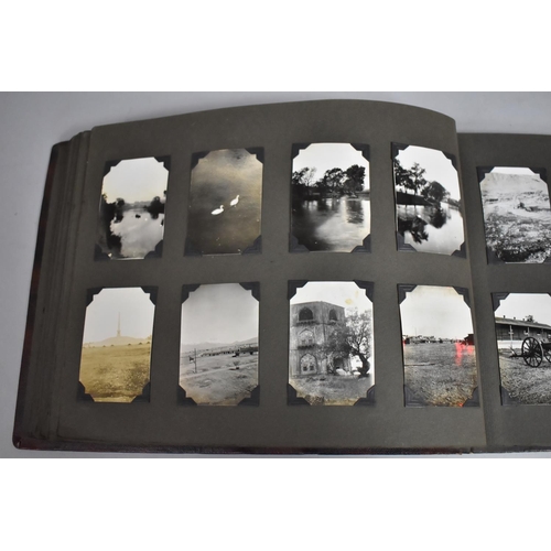 81 - An Album Containing Over 200 Vintage Photographs of Military Campaigns, India, Military Vehicle Cras... 