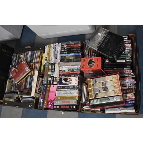 483 - A Large Collection of CD's, DVD's, Vidoes, Boxed Sets etc