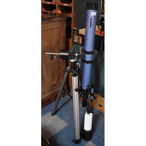 484 - A Sky-Watcher Telescope on Tripod with Instruction Manual and Lenses