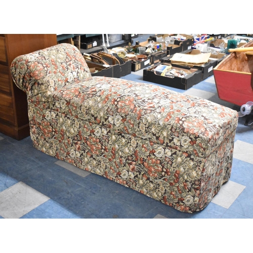 508 - A Vintage Day Bed with Hinged Upholstered Top