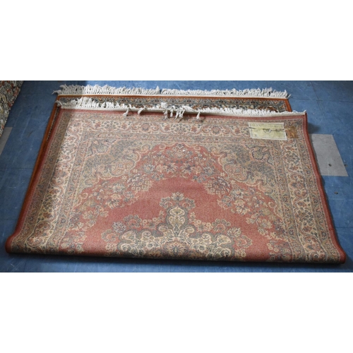 540 - A Woollen Super Keshan Patterned Rug, 198x140cm