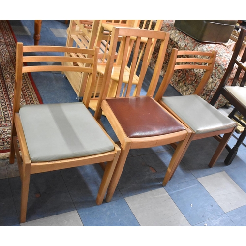 547 - Three Mid Century Kitchen Chairs