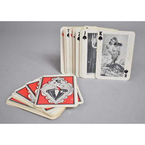 161 - A Set of Mid 20th Century Erotic 'Girlie' Playing Cards with Images of Female Nudes.