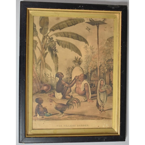 400 - A Set of Five Framed Victorian Indian Colonial Lithographs, Drawn by W. Tayler Esq Bengal Civil Serv... 