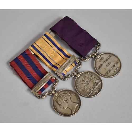 71 - A  Victorian Medal Group Comprising a Victorian India General Service Medal with 'Perak' Bar Awarded... 