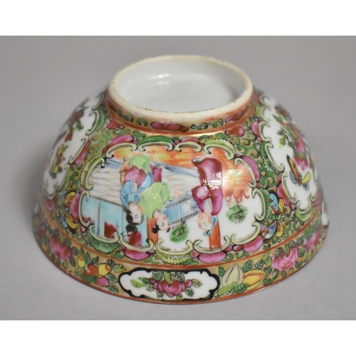 368 - A 19th Century Chinese Canton Famille Rose Bowl, 14cms Diameter