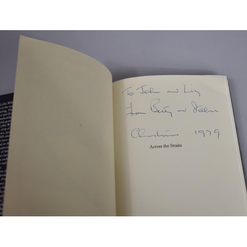 208 - A 1973 Edition of Across The Straits An Autobiography, Kyffin Williams, Publsihed by Gerald Duckworh... 