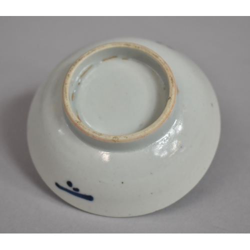 363 - A Small Chinese Blue and White Footed Bowl/Dish Decorated with Chinese Gods in Exterior Location. 8.... 