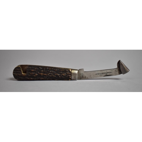 143 - A Vintage Pocket Tooling Knife by George Butler and Co, Together with a Vintage Handle Two Bladed Pe... 