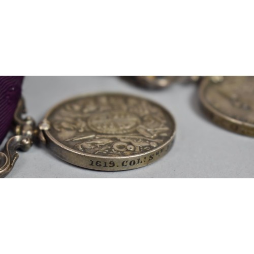 71 - A  Victorian Medal Group Comprising a Victorian India General Service Medal with 'Perak' Bar Awarded... 