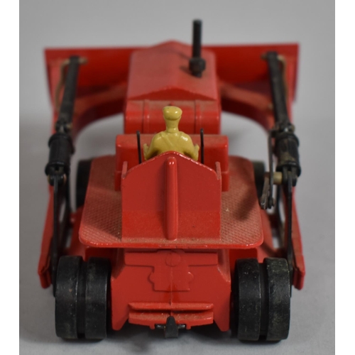 18 - A Boxed Dinky Toys 961 Blaw Knox Bulldozer in Red, the Caterpillars have been perished due to Age. (... 