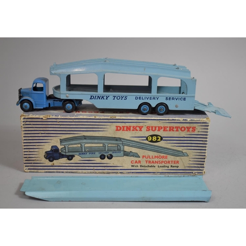 2 - A Boxed Dinky Supertoys 982 Pullmore Car Transporter with Ramp. (E, G)