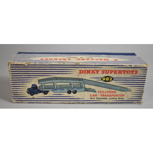 2 - A Boxed Dinky Supertoys 982 Pullmore Car Transporter with Ramp. (E, G)