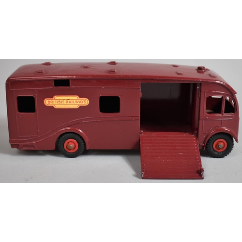 22 - A Boxed Dinky Supertoys 981 Horse Box in British Railway Express Horse Box Hire Service Livery. Mode... 