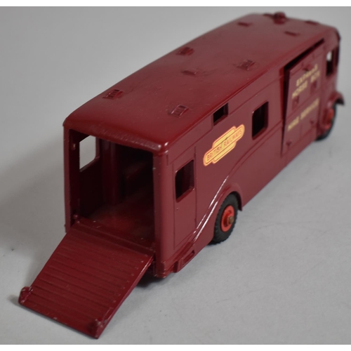 22 - A Boxed Dinky Supertoys 981 Horse Box in British Railway Express Horse Box Hire Service Livery. Mode... 