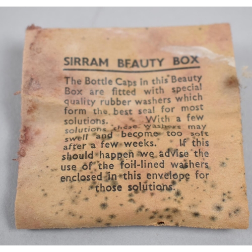 220 - A Mid 20th Century Ladies Beauty Box by Sirram, 16.5cm Wide