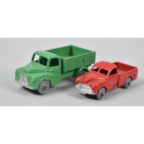 28 - Two Boxed Dublo Dinky Toys, Austin Lorry 064 and Morris Pickup 065