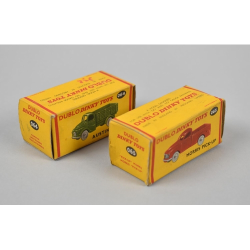 28 - Two Boxed Dublo Dinky Toys, Austin Lorry 064 and Morris Pickup 065