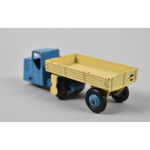 41 - A Unboxed Dinky Toys 415 Mechanical Horse and Trailer in Light Blue and Cream with Blue and Black Hu... 