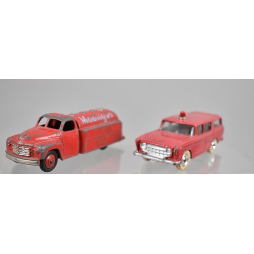 53 - A Collection of Playworn Dinky Super Toys, to Include Foden Wagon and Big Trailer, Guy Slumberland V... 