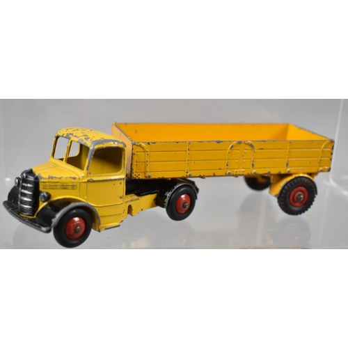 53 - A Collection of Playworn Dinky Super Toys, to Include Foden Wagon and Big Trailer, Guy Slumberland V... 