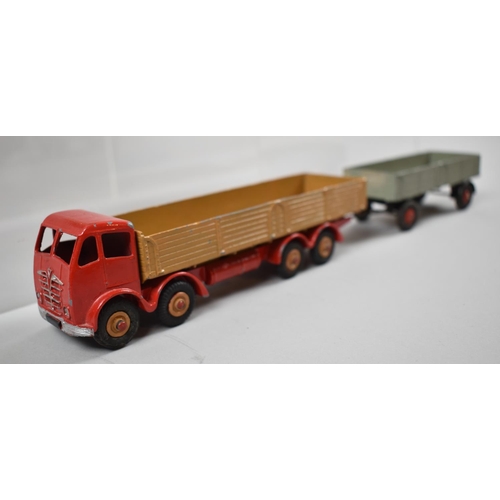 53 - A Collection of Playworn Dinky Super Toys, to Include Foden Wagon and Big Trailer, Guy Slumberland V... 