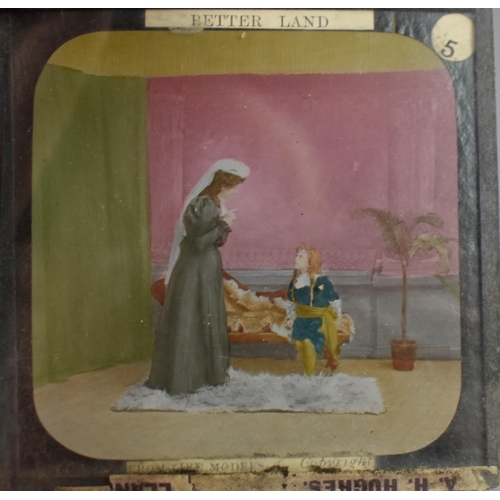 66 - A Large Collection of Victorian Magic Lantern Slides, Various Part Sets in Colour and Monochrome to ... 