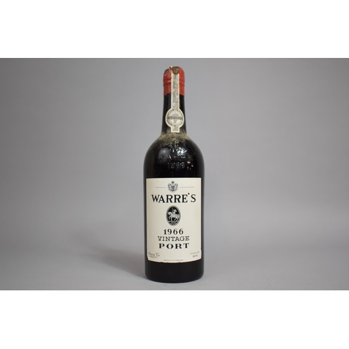 92 - A Single Bottle of Warre's 1966 Vintage Port