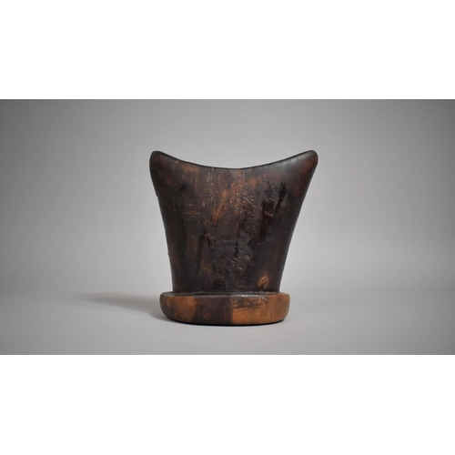 94 - An African Carved Wooden Tribal Head Rest, Early 20th Century, 16cms High