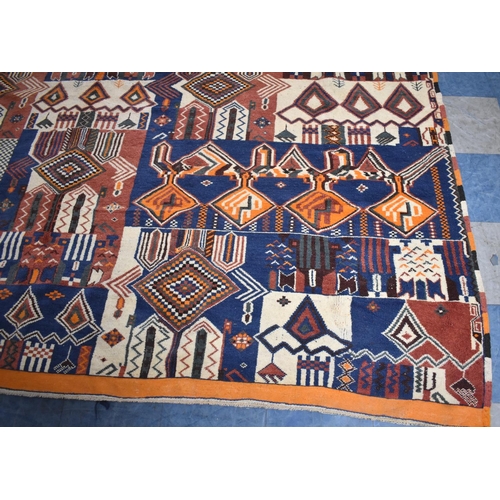 239 - A Very Large Patterned Woollen Carpet Square, 476x295cm