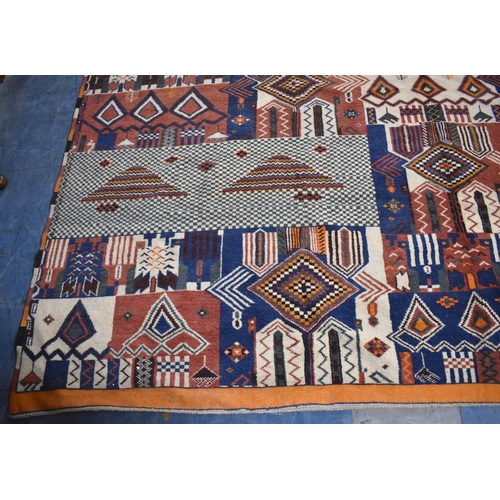 239 - A Very Large Patterned Woollen Carpet Square, 476x295cm