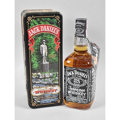 69 - A Bottle of Jack Daniels Old No.7 Tennessee Whiskey in Commemorative Tin