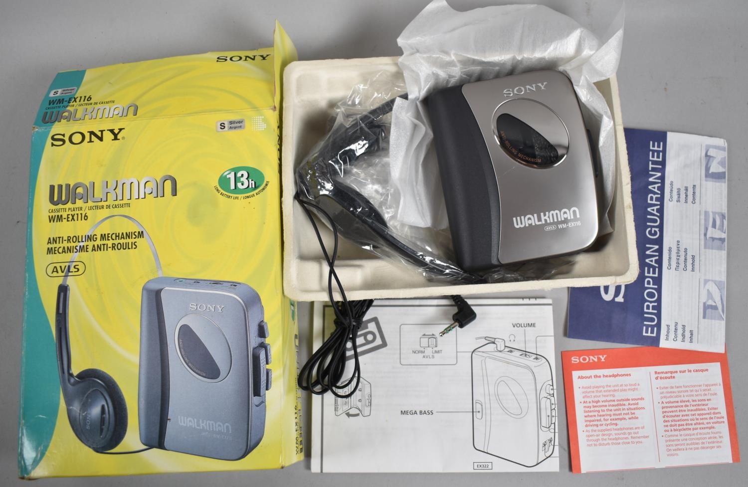 SONYカセットウォークマンWM-EX116 Sony Walkman WM-EX116 Vintage Cassette Tape Player NEEDS