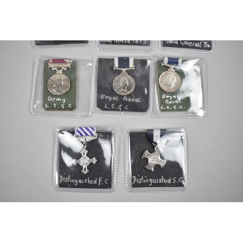 133 - A Collection of Various Reproduction Miniature Medals