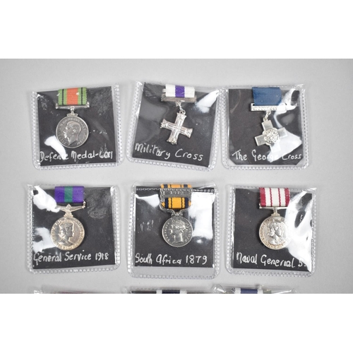 133 - A Collection of Various Reproduction Miniature Medals