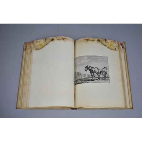 83 - A 19th Century Bound Volume, the Spine Titled 'Etchings by Old Masters' Containing Affixed and Loose... 