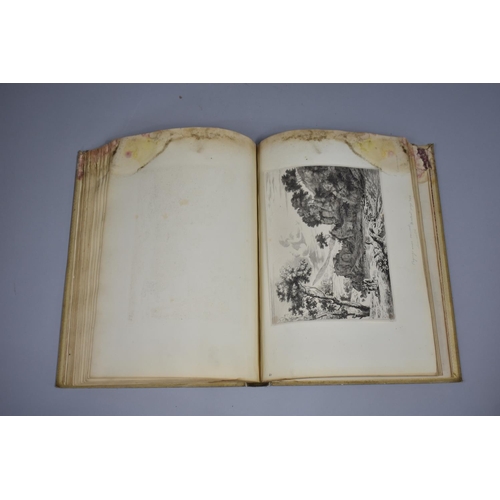 83 - A 19th Century Bound Volume, the Spine Titled 'Etchings by Old Masters' Containing Affixed and Loose... 