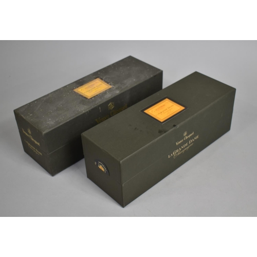 92 - Two Boxed Bottles Veuve Cliequot Donsardin Champagne, 1995 La Grande Dame Brut and 1985 La Grande Da... 