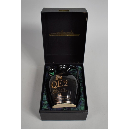 91 - A QE2 Keg of Single Malt Scotch Whisky in Presentation Box