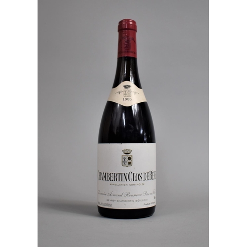 97 - A Bottle of 1985 Chambertin Clos De Beze Domaine Armand  Rousseau Pere et Fils