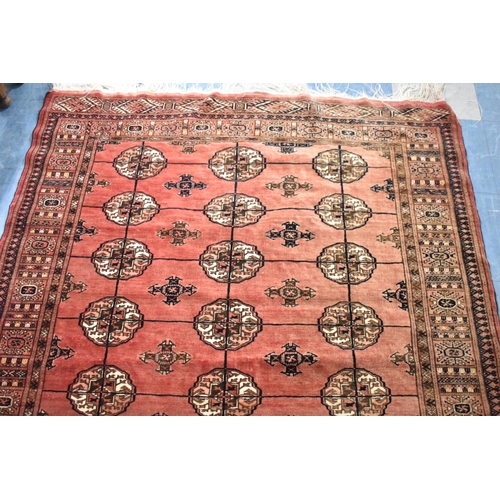 432 - A Patterned Rug, 190cms by 142cms