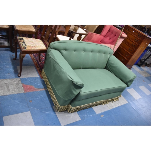 437 - A Modern Button Upholstered Two Seater Settee