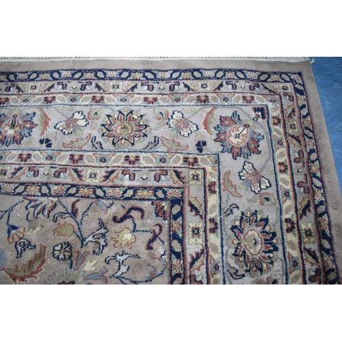 489 - A Large Handmade Kashan Carpet, 360x257cm